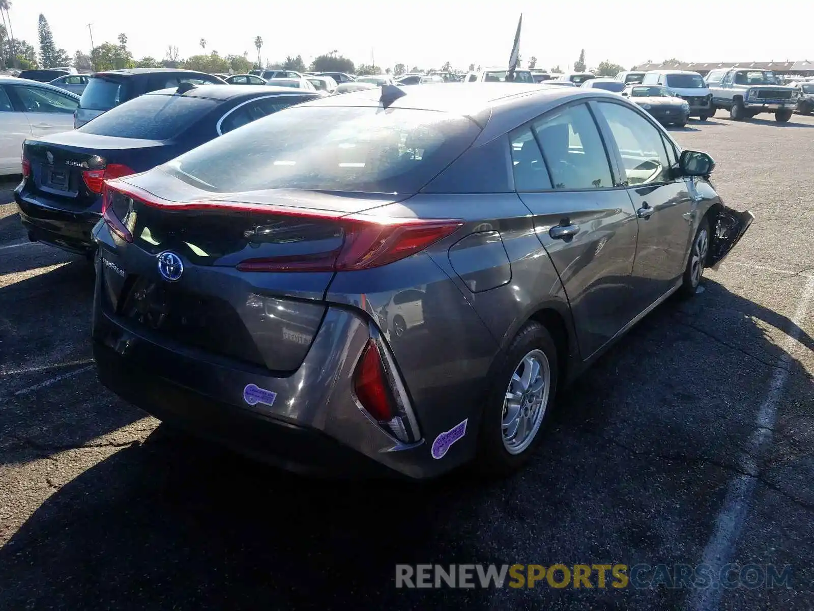 4 Photograph of a damaged car JTDKARFP2K3116431 TOYOTA PRIUS 2019