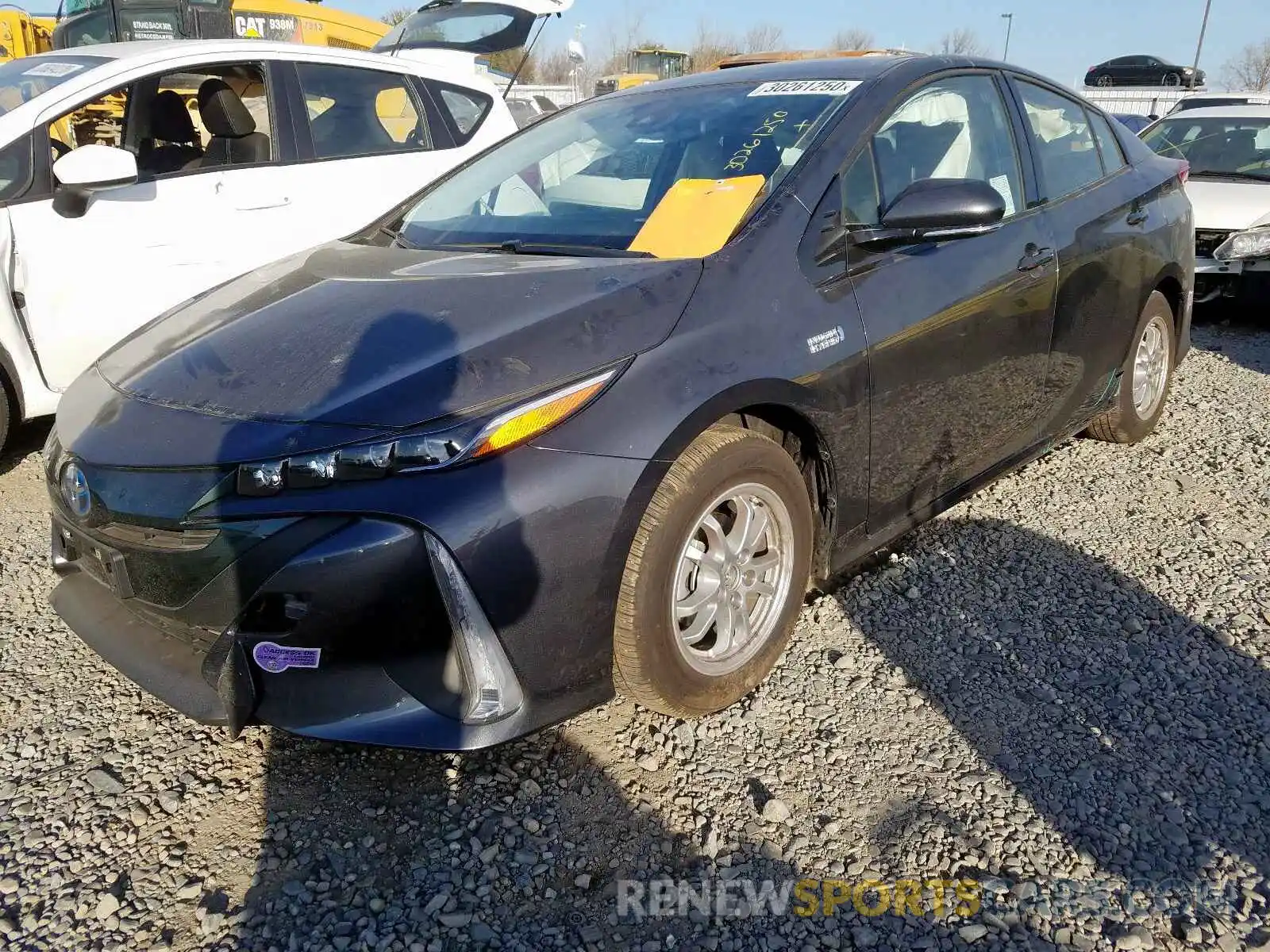 2 Photograph of a damaged car JTDKARFP2K3116705 TOYOTA PRIUS 2019