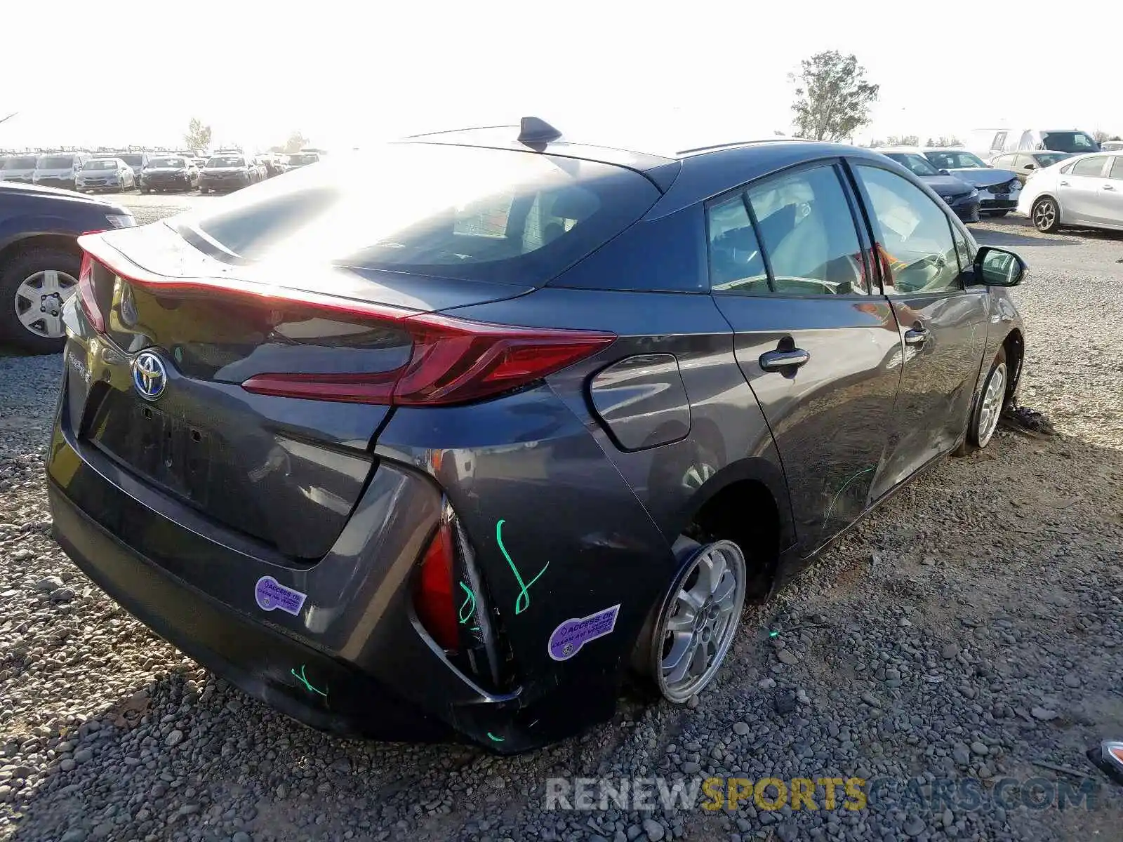 4 Photograph of a damaged car JTDKARFP2K3116705 TOYOTA PRIUS 2019