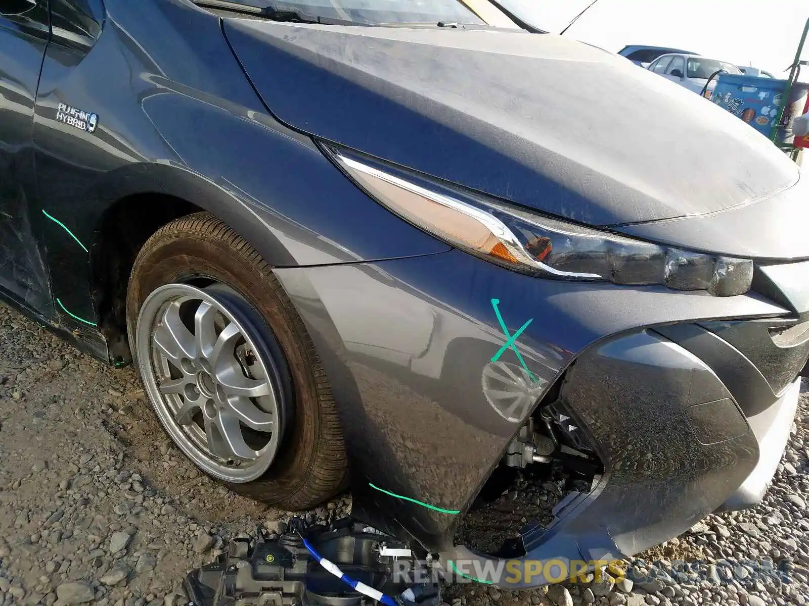 9 Фотография поврежденного автомобиля JTDKARFP2K3116705 TOYOTA PRIUS 2019
