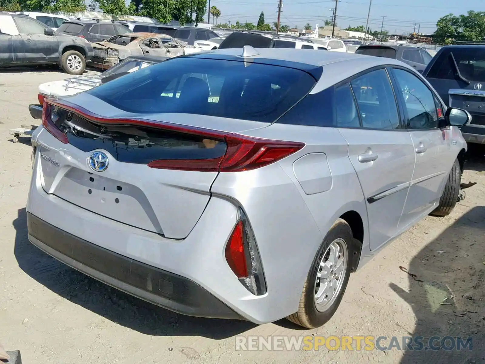 4 Photograph of a damaged car JTDKARFP2K3117269 TOYOTA PRIUS 2019