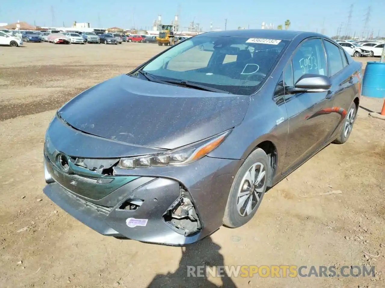 2 Photograph of a damaged car JTDKARFP2K3119975 TOYOTA PRIUS 2019