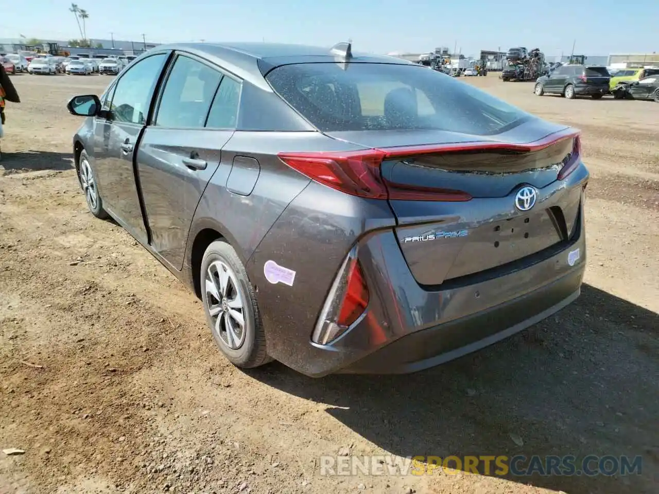 3 Photograph of a damaged car JTDKARFP2K3119975 TOYOTA PRIUS 2019