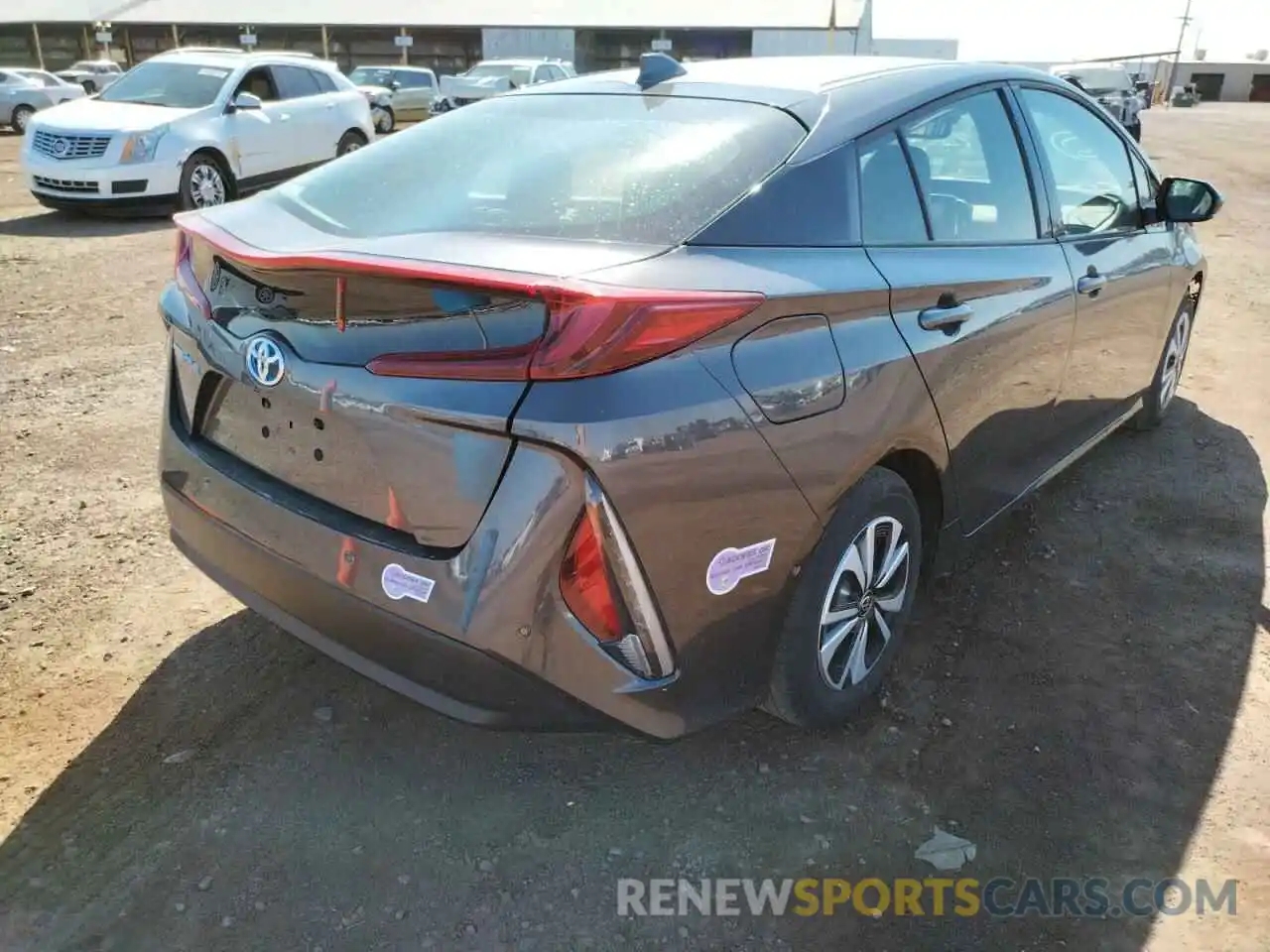 4 Photograph of a damaged car JTDKARFP2K3119975 TOYOTA PRIUS 2019