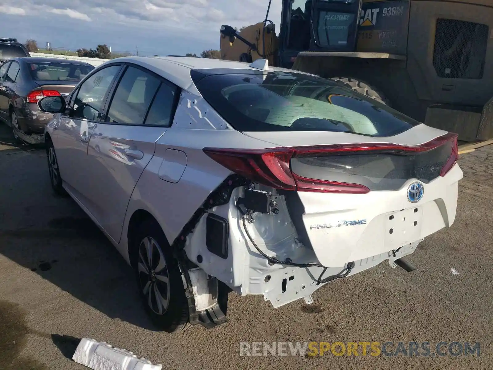 3 Photograph of a damaged car JTDKARFP3K3106555 TOYOTA PRIUS 2019