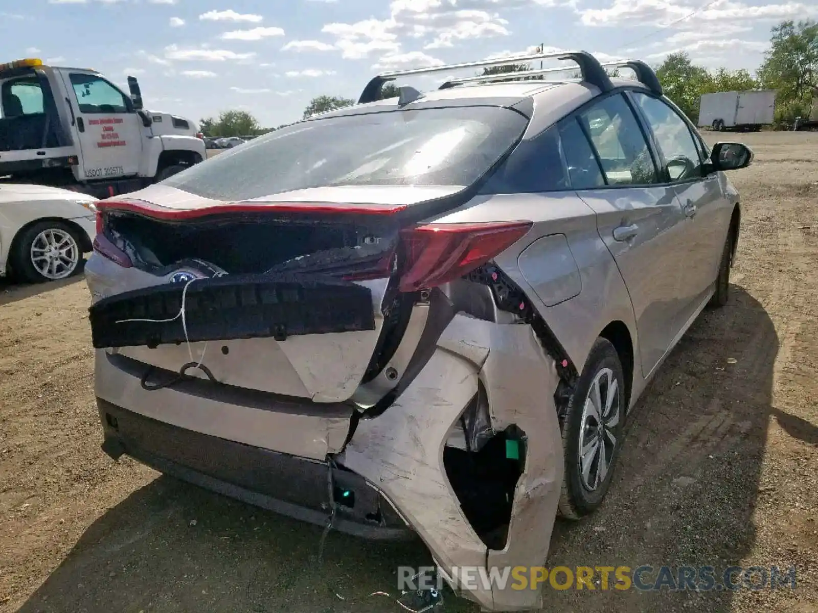 4 Photograph of a damaged car JTDKARFP3K3107947 TOYOTA PRIUS 2019