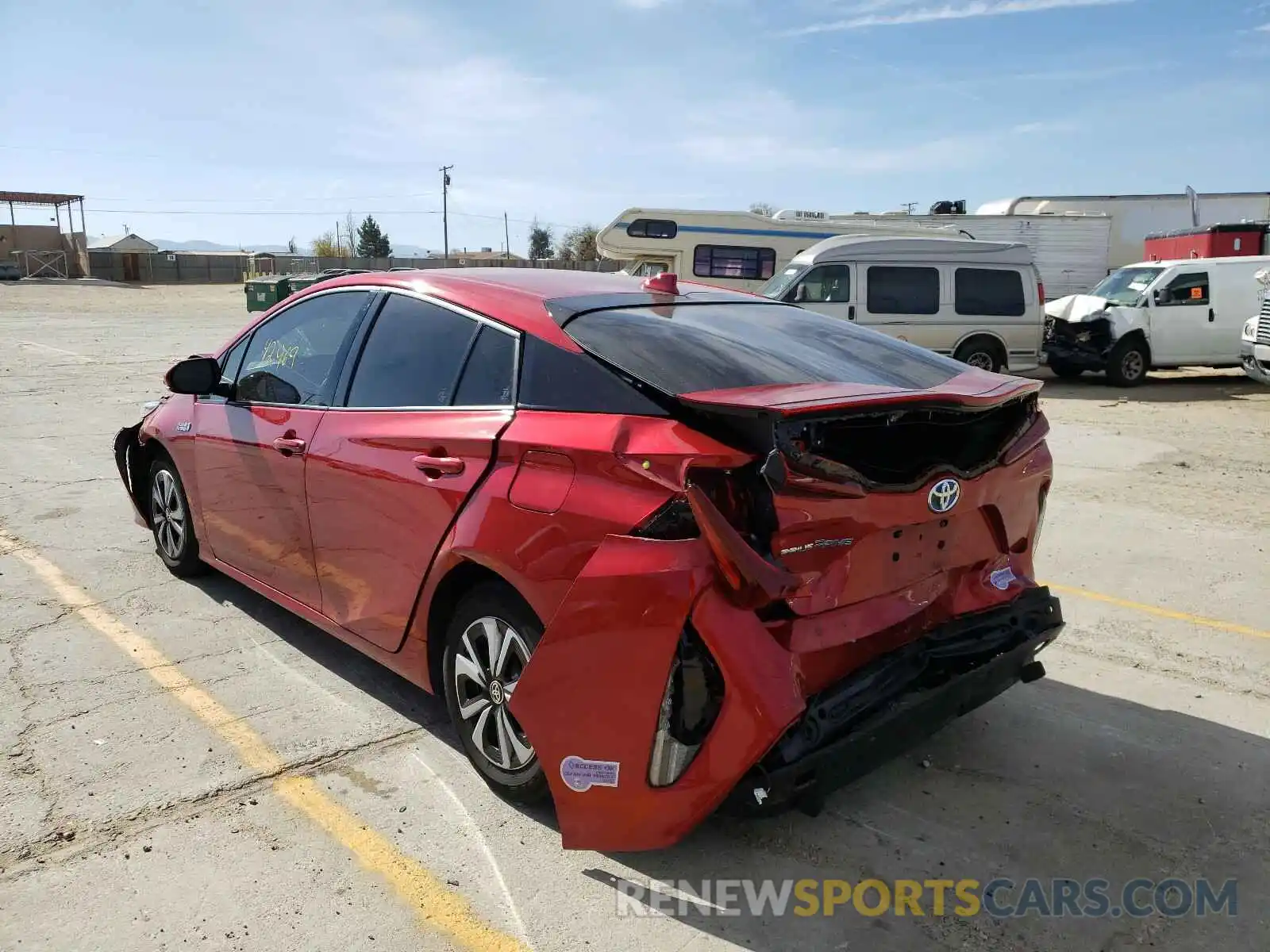 3 Photograph of a damaged car JTDKARFP3K3114946 TOYOTA PRIUS 2019