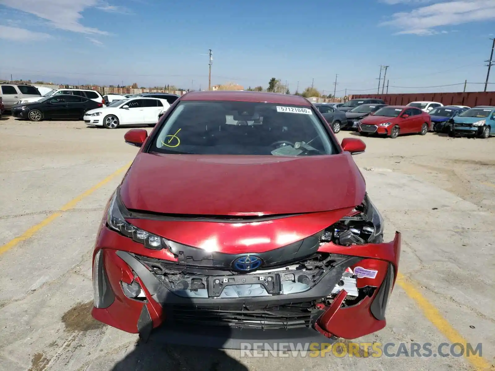 9 Photograph of a damaged car JTDKARFP3K3114946 TOYOTA PRIUS 2019