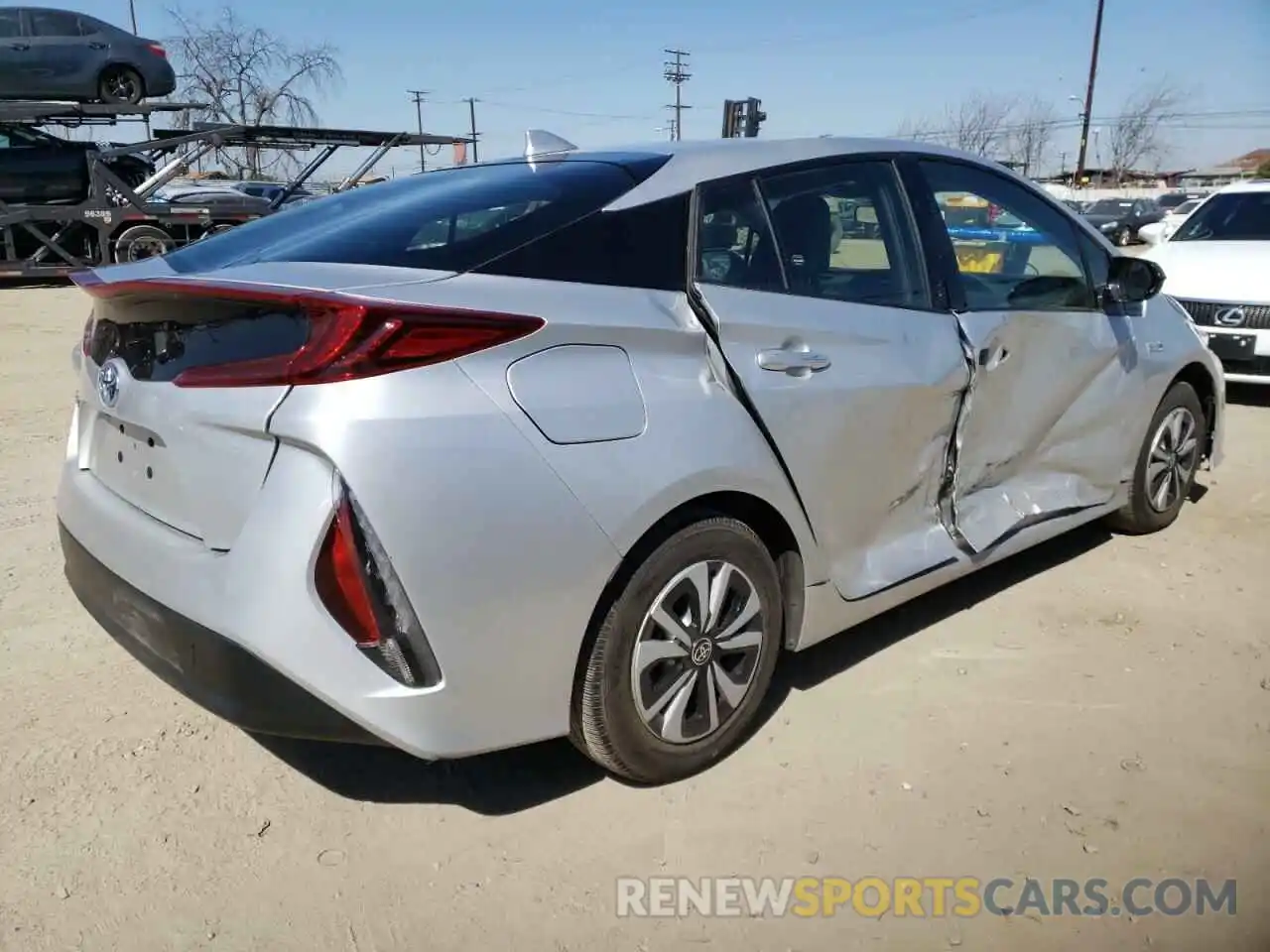 4 Photograph of a damaged car JTDKARFP4K3106676 TOYOTA PRIUS 2019