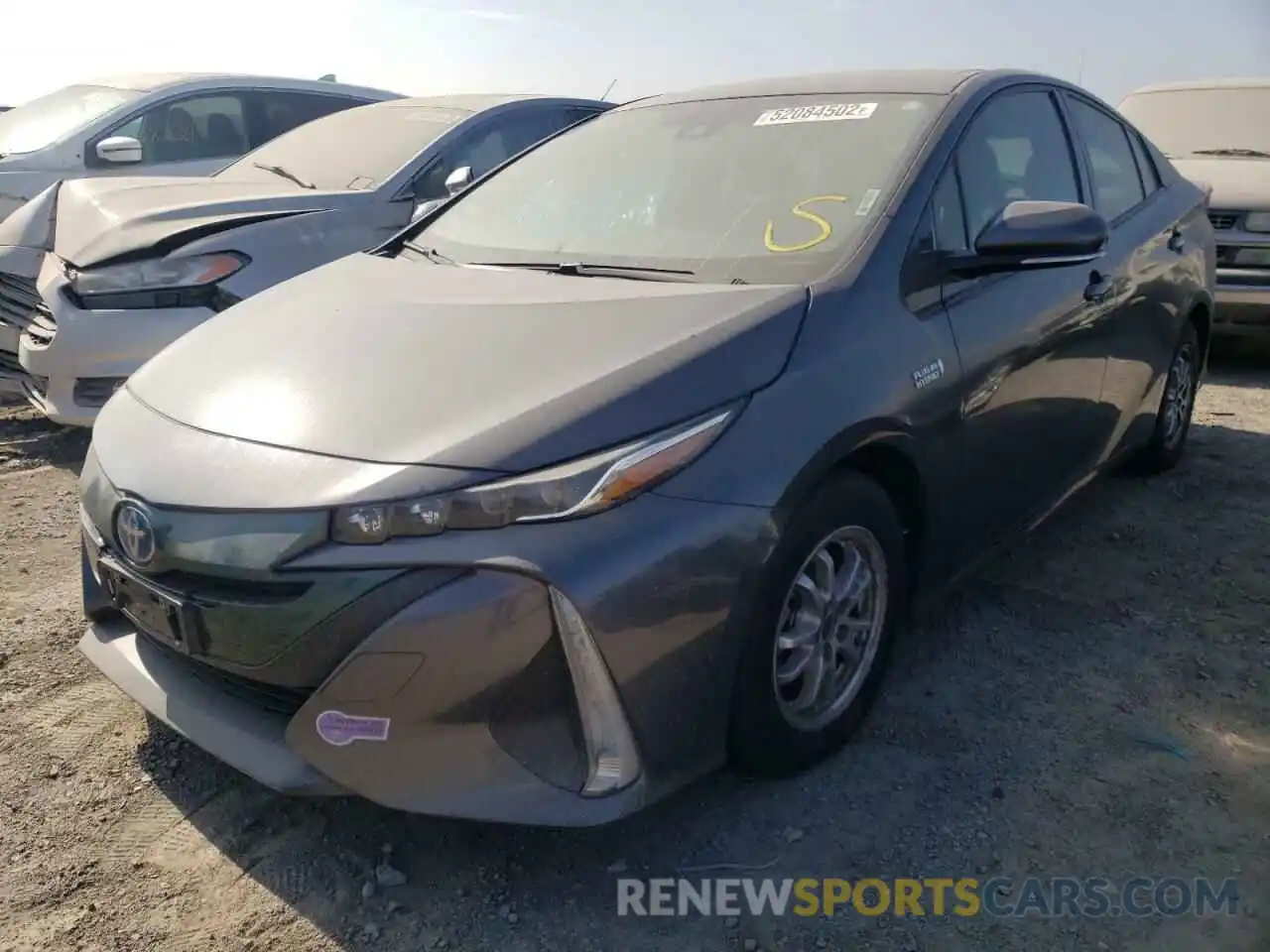 2 Photograph of a damaged car JTDKARFP4K3107987 TOYOTA PRIUS 2019