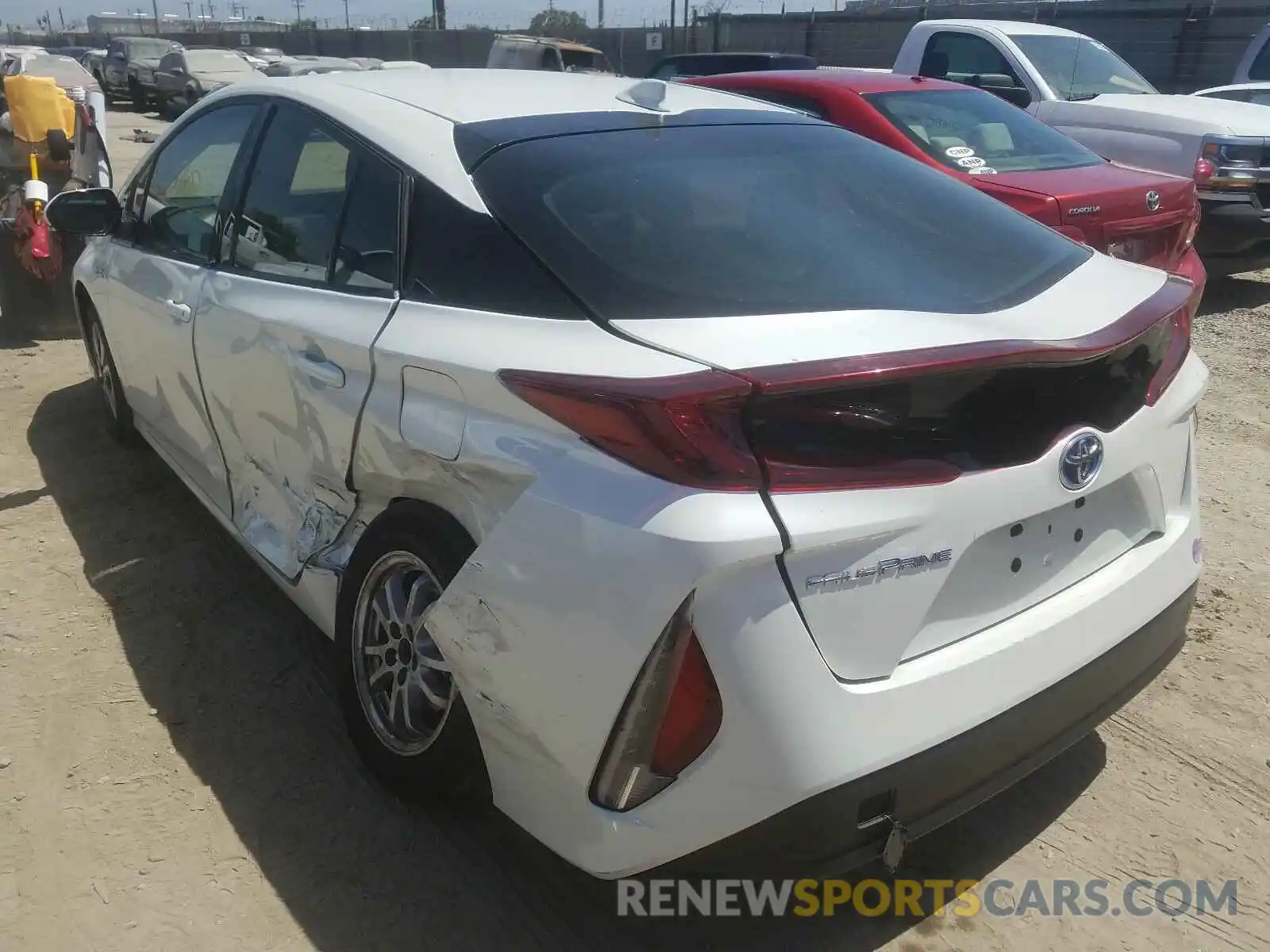 3 Photograph of a damaged car JTDKARFP4K3110212 TOYOTA PRIUS 2019