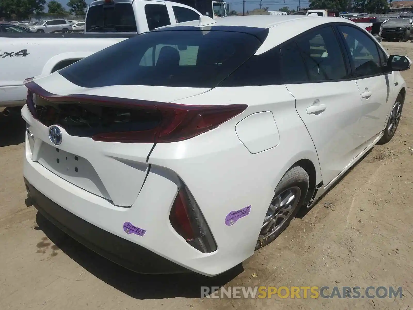 4 Photograph of a damaged car JTDKARFP4K3110212 TOYOTA PRIUS 2019