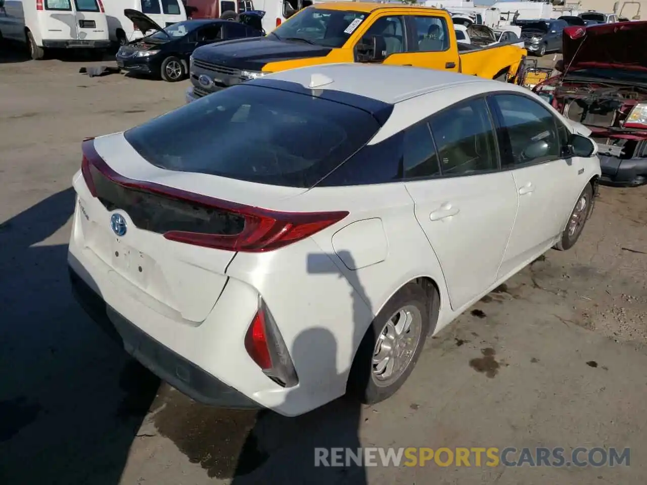 4 Photograph of a damaged car JTDKARFP4K3110484 TOYOTA PRIUS 2019