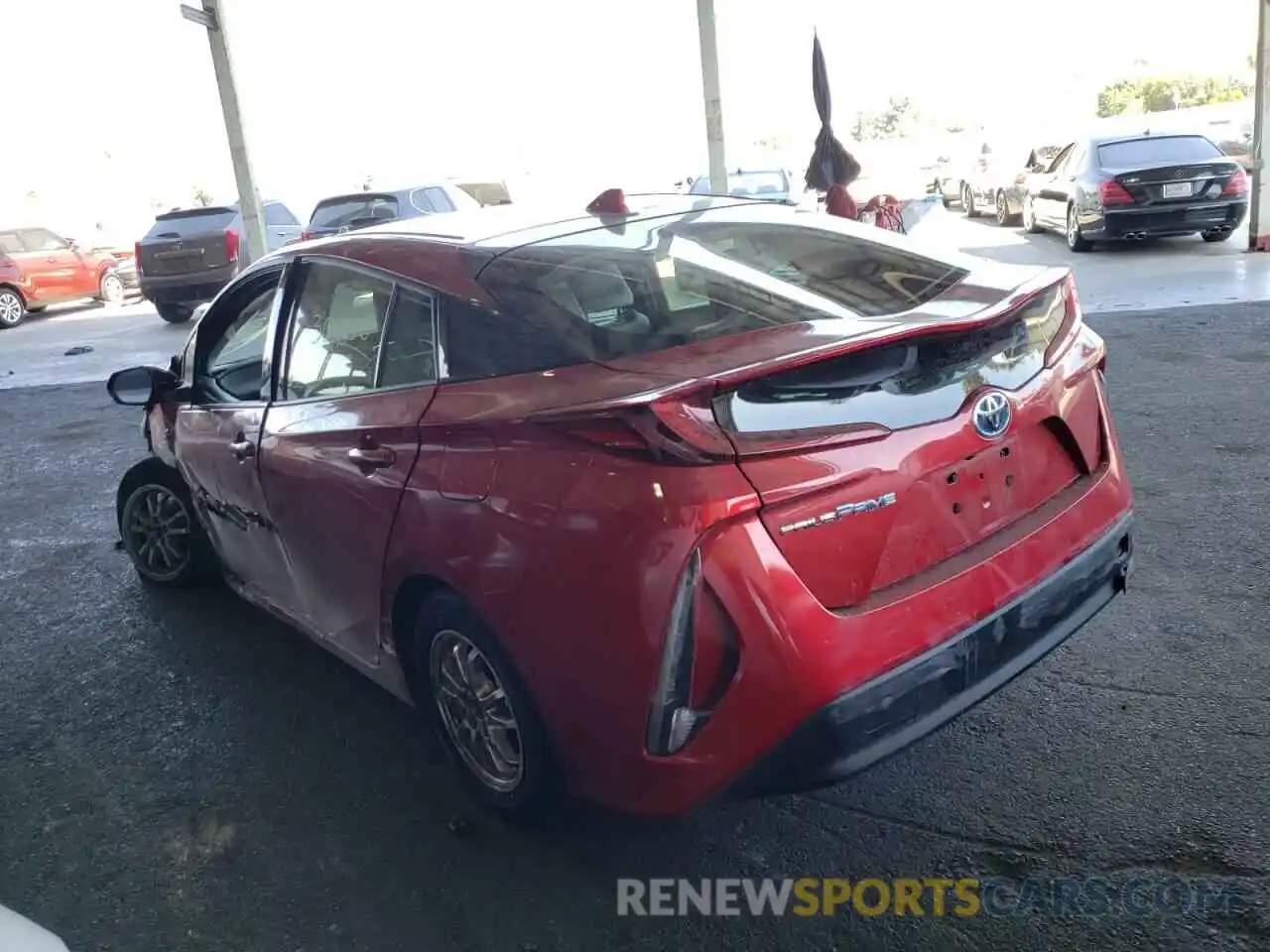 3 Photograph of a damaged car JTDKARFP4K3110985 TOYOTA PRIUS 2019