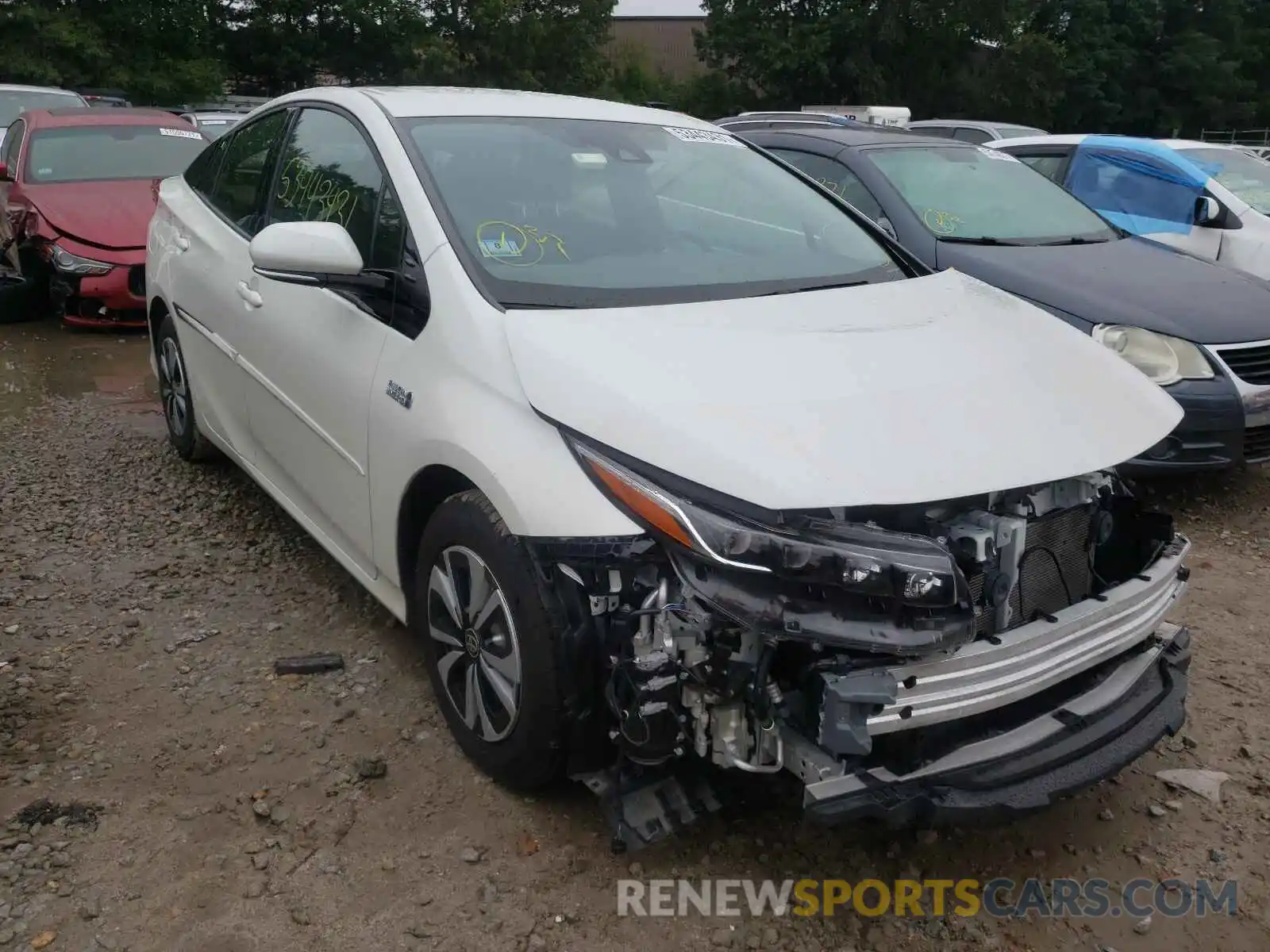 1 Photograph of a damaged car JTDKARFP4K3113448 TOYOTA PRIUS 2019