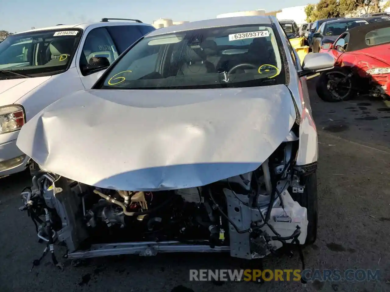 9 Photograph of a damaged car JTDKARFP4K3117659 TOYOTA PRIUS 2019