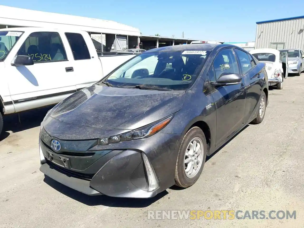 2 Photograph of a damaged car JTDKARFP4K3118097 TOYOTA PRIUS 2019