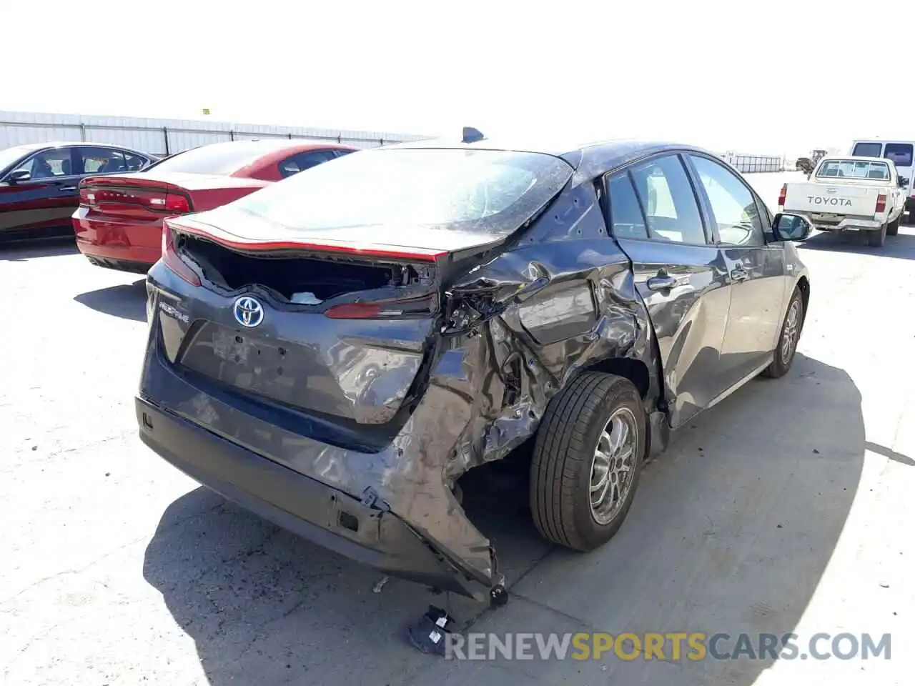 4 Photograph of a damaged car JTDKARFP4K3118097 TOYOTA PRIUS 2019