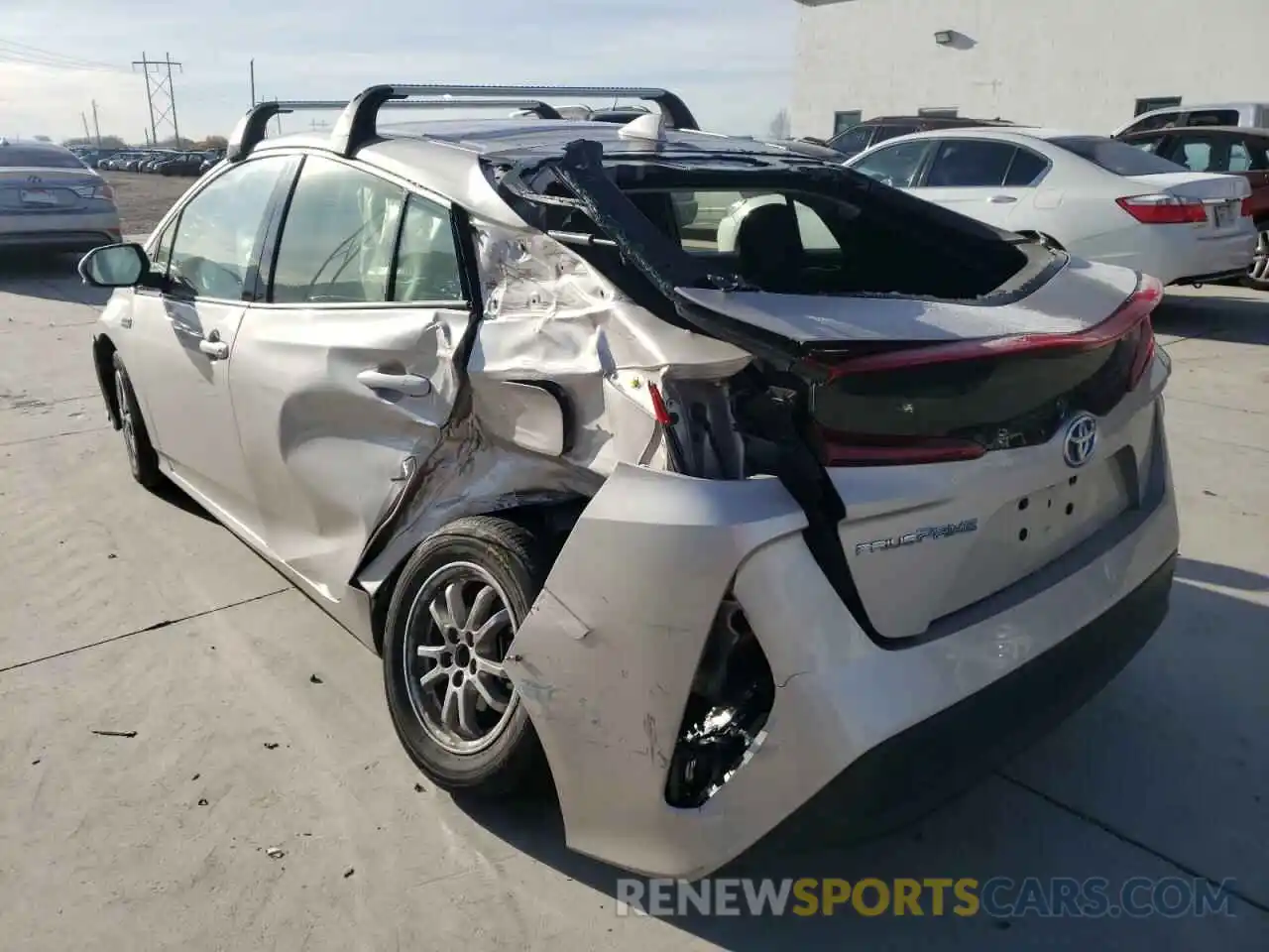 3 Photograph of a damaged car JTDKARFP4K3119346 TOYOTA PRIUS 2019