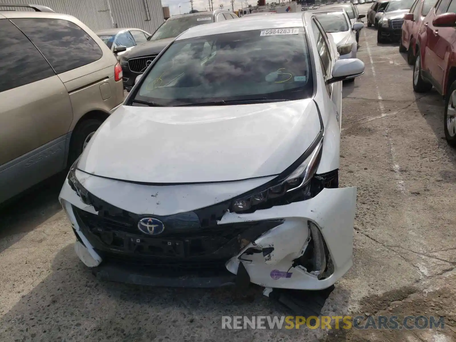 9 Photograph of a damaged car JTDKARFP5K3105097 TOYOTA PRIUS 2019