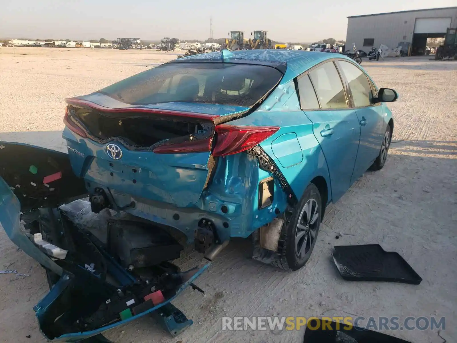 4 Photograph of a damaged car JTDKARFP5K3106430 TOYOTA PRIUS 2019