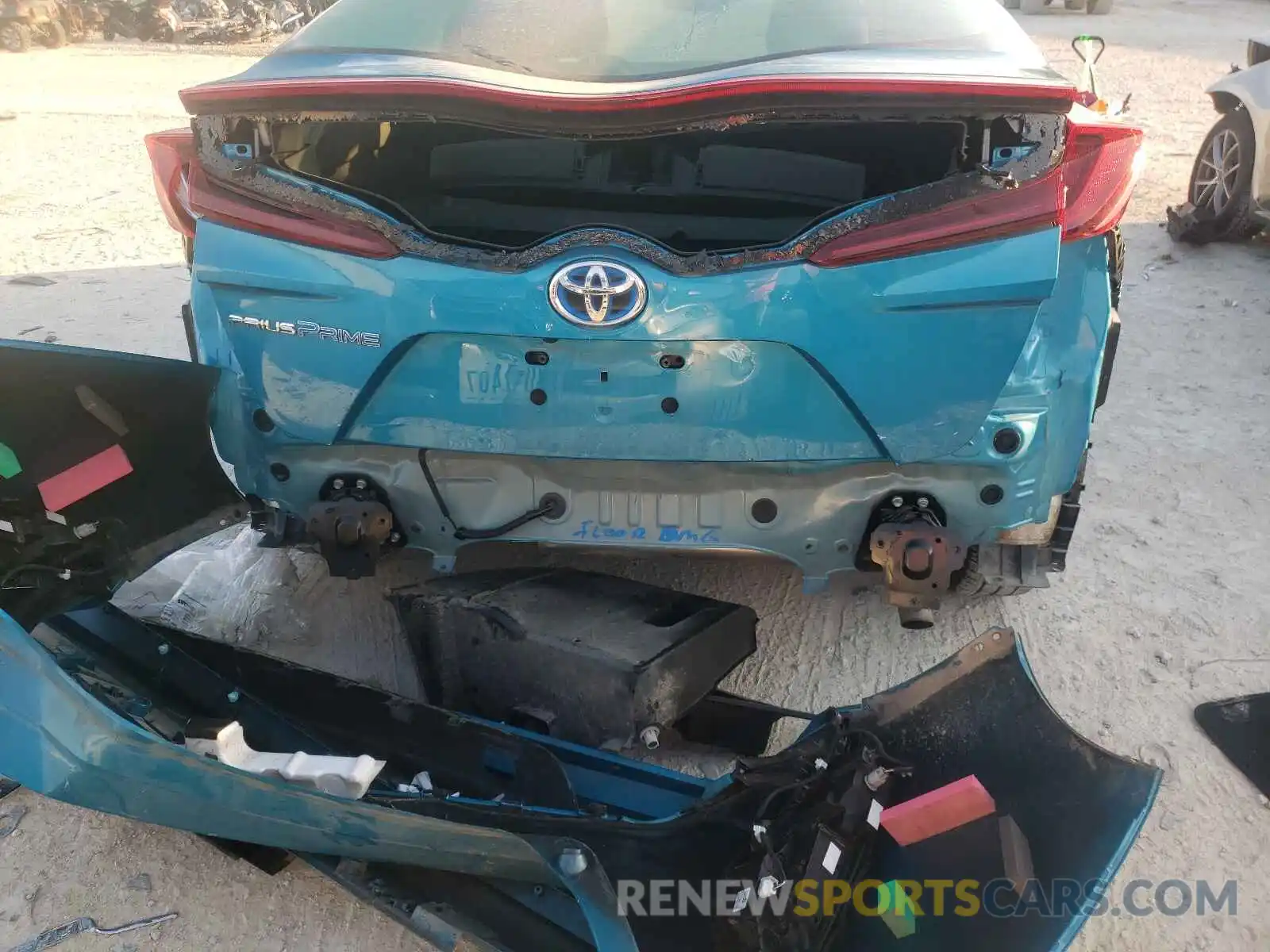 9 Photograph of a damaged car JTDKARFP5K3106430 TOYOTA PRIUS 2019