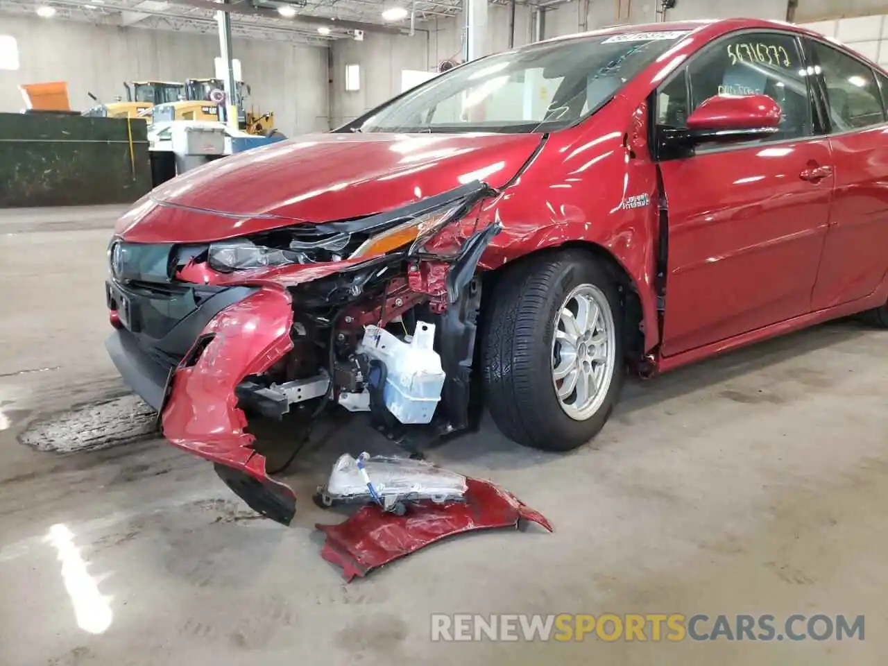 9 Photograph of a damaged car JTDKARFP5K3107125 TOYOTA PRIUS 2019