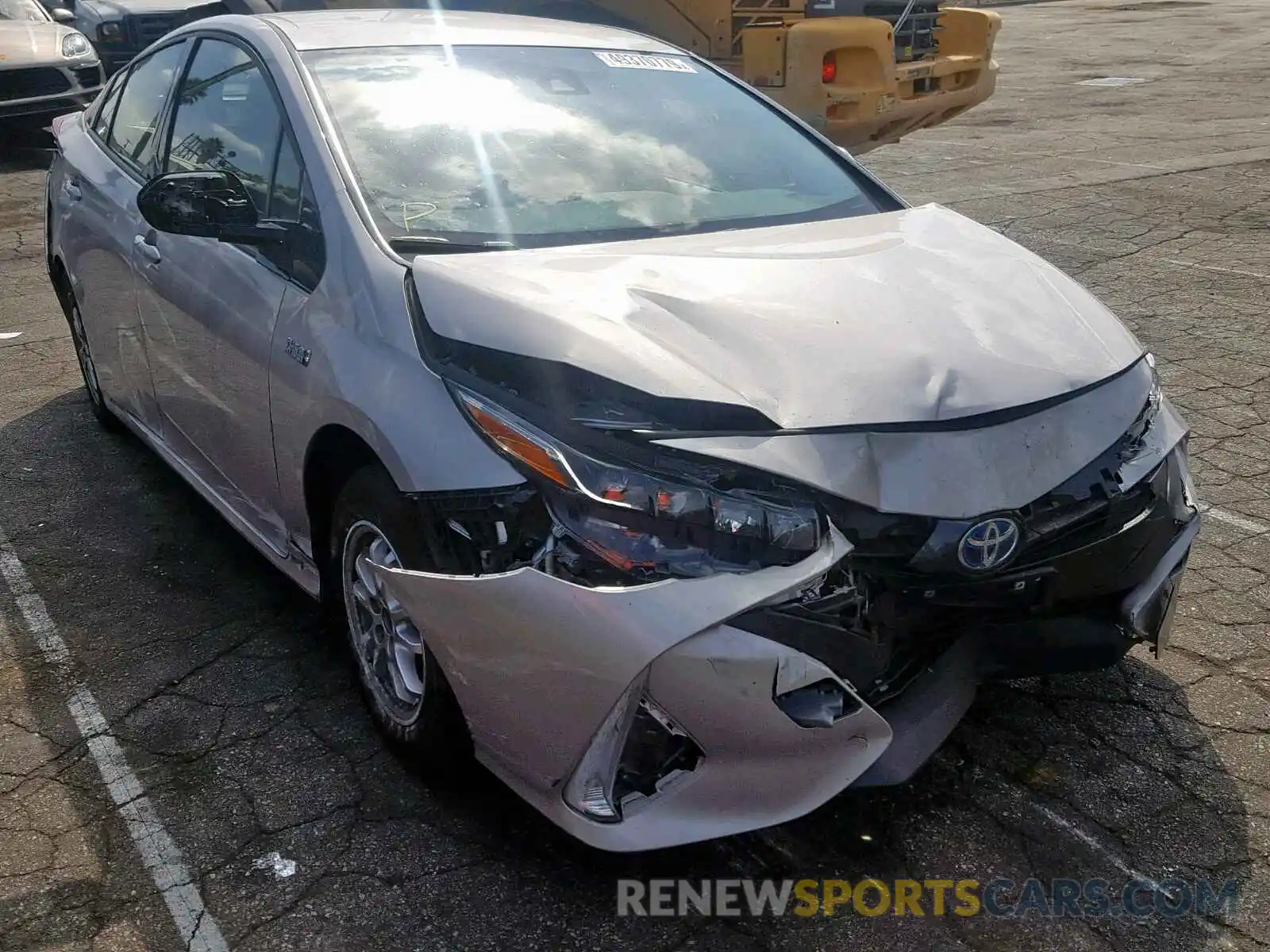 1 Photograph of a damaged car JTDKARFP5K3107660 TOYOTA PRIUS 2019