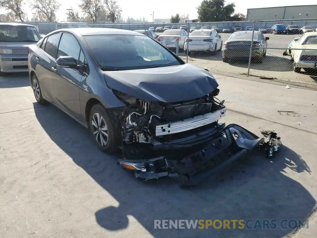 1 Photograph of a damaged car JTDKARFP5K3109926 TOYOTA PRIUS 2019