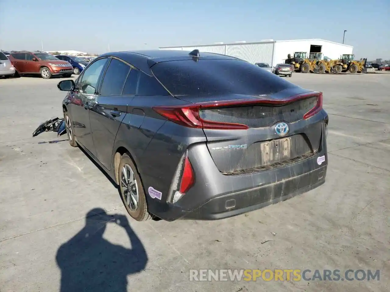 3 Photograph of a damaged car JTDKARFP5K3109926 TOYOTA PRIUS 2019