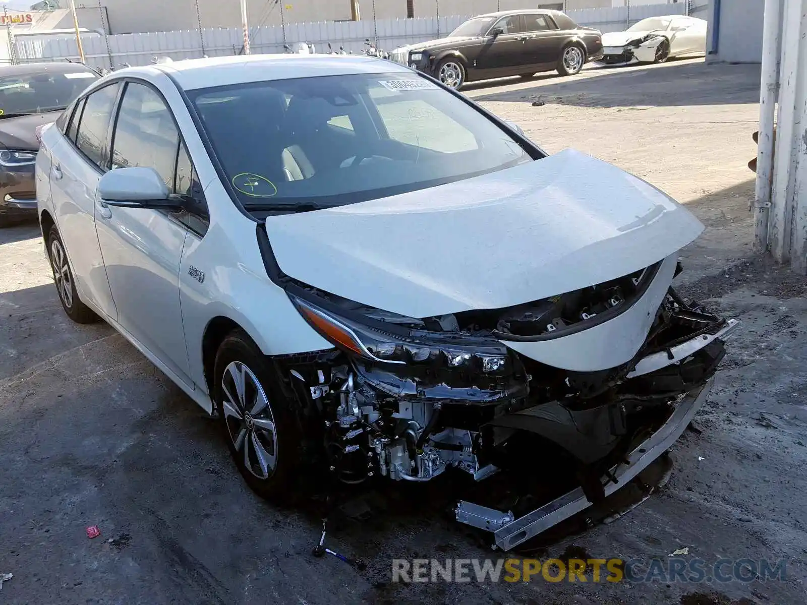 1 Photograph of a damaged car JTDKARFP5K3110185 TOYOTA PRIUS 2019