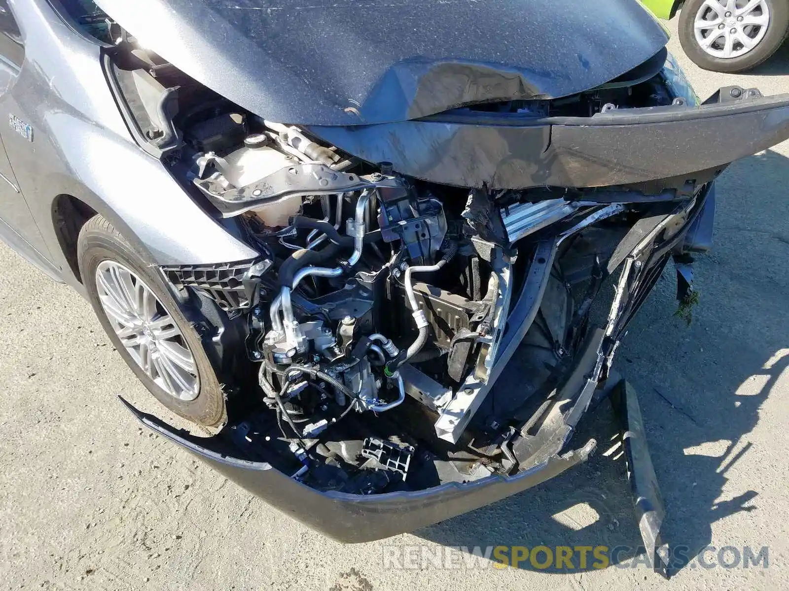 9 Photograph of a damaged car JTDKARFP5K3111353 TOYOTA PRIUS 2019