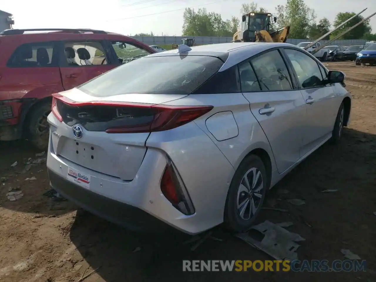 4 Photograph of a damaged car JTDKARFP5K3112812 TOYOTA PRIUS 2019