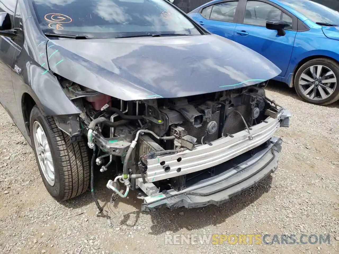 9 Photograph of a damaged car JTDKARFP5K3116259 TOYOTA PRIUS 2019