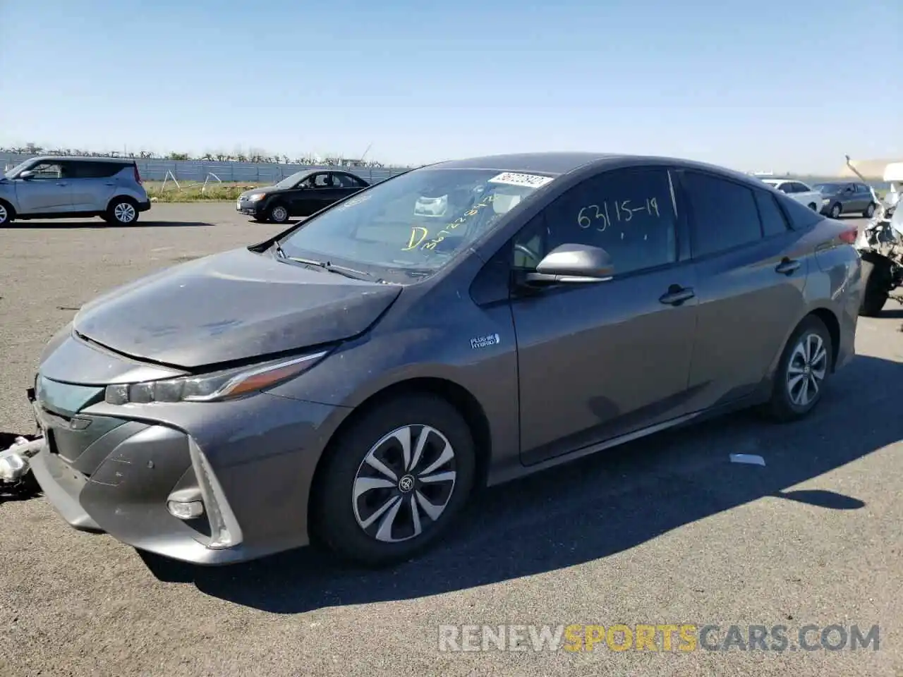 2 Photograph of a damaged car JTDKARFP5K3119050 TOYOTA PRIUS 2019