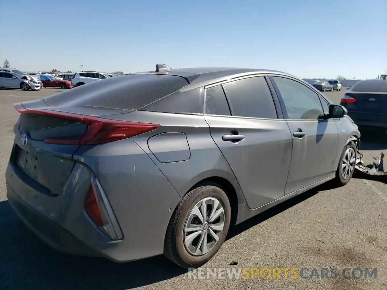 4 Photograph of a damaged car JTDKARFP5K3119050 TOYOTA PRIUS 2019