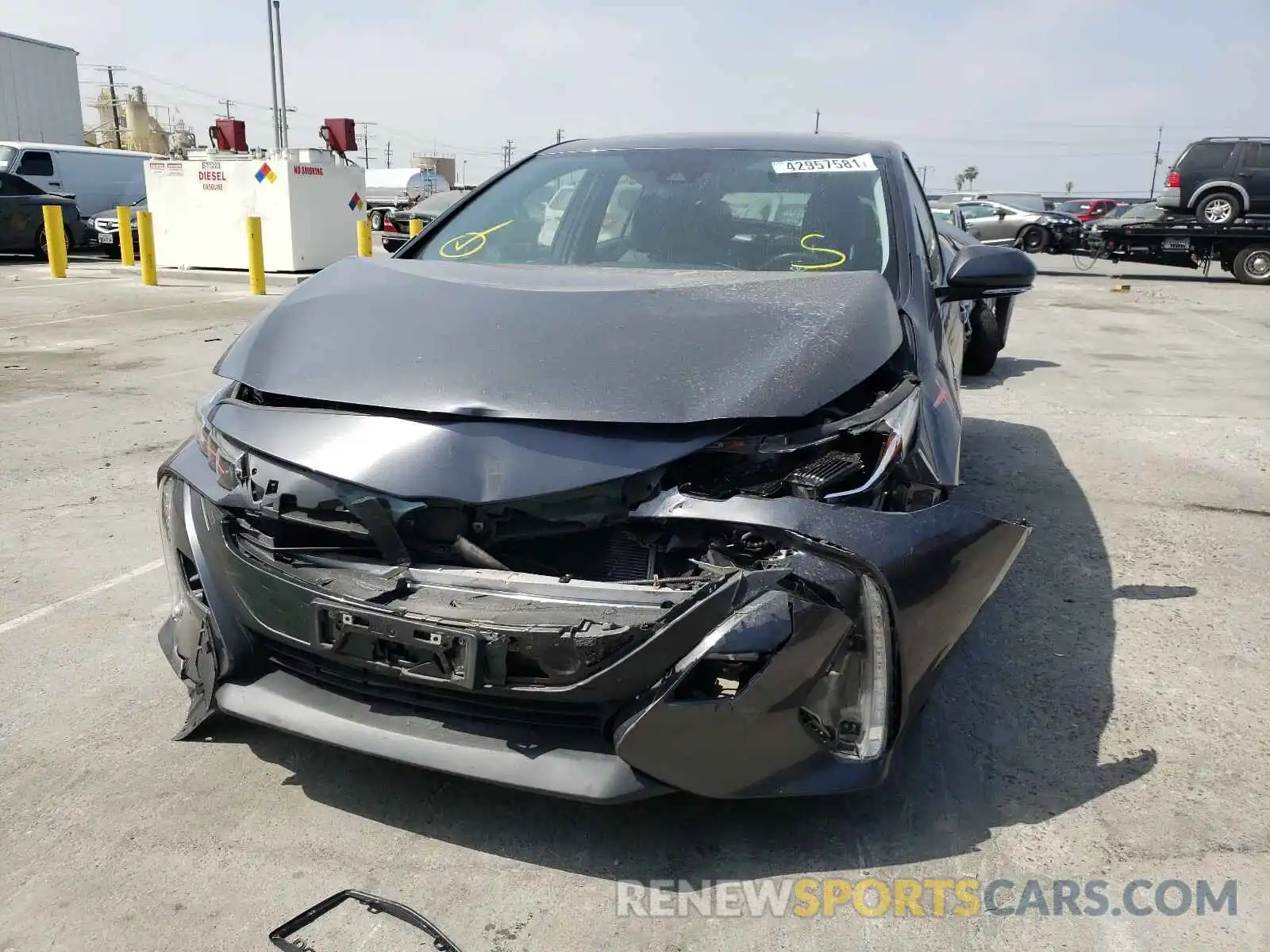 9 Photograph of a damaged car JTDKARFP6K3108266 TOYOTA PRIUS 2019