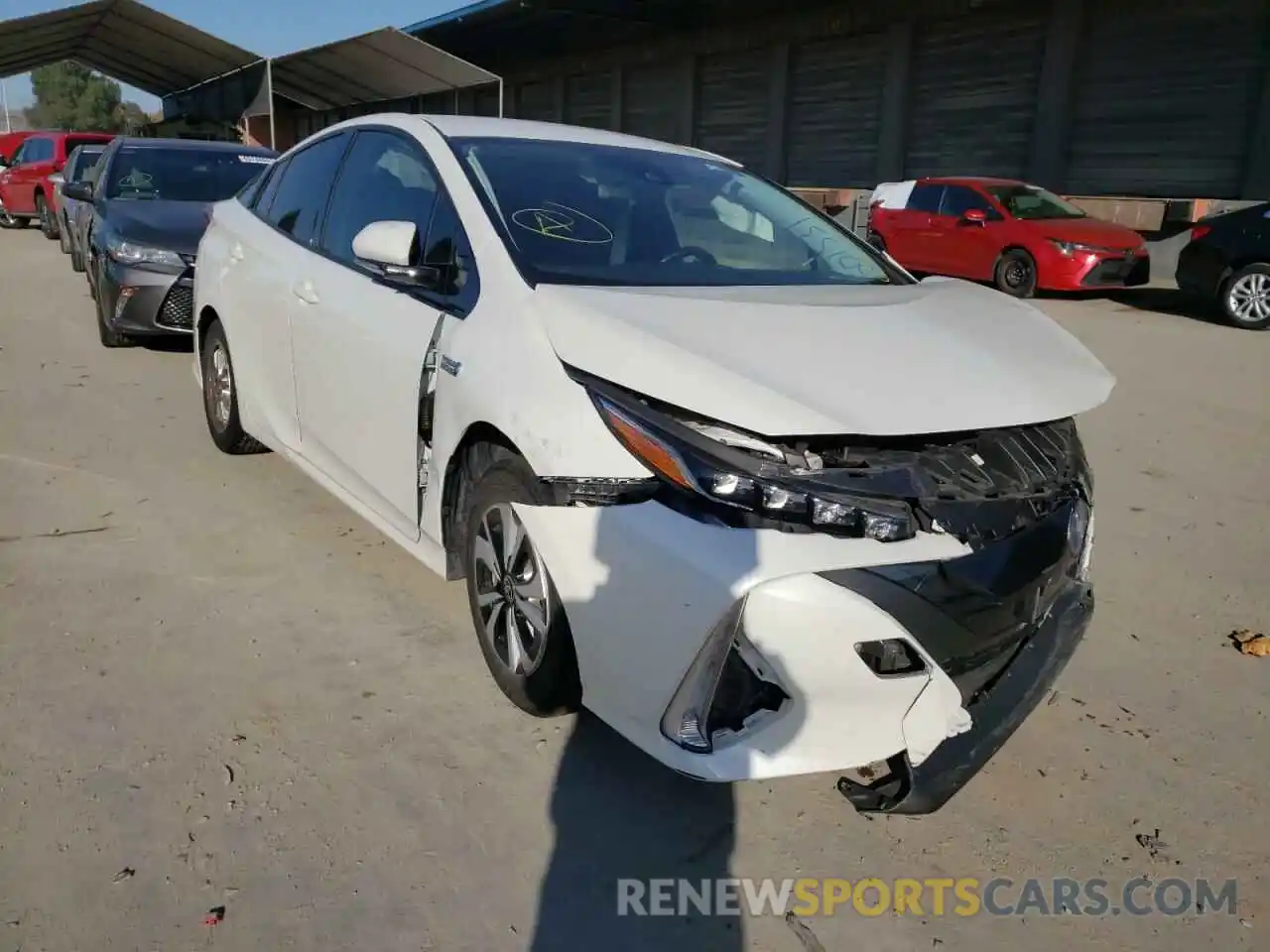 1 Photograph of a damaged car JTDKARFP6K3108994 TOYOTA PRIUS 2019