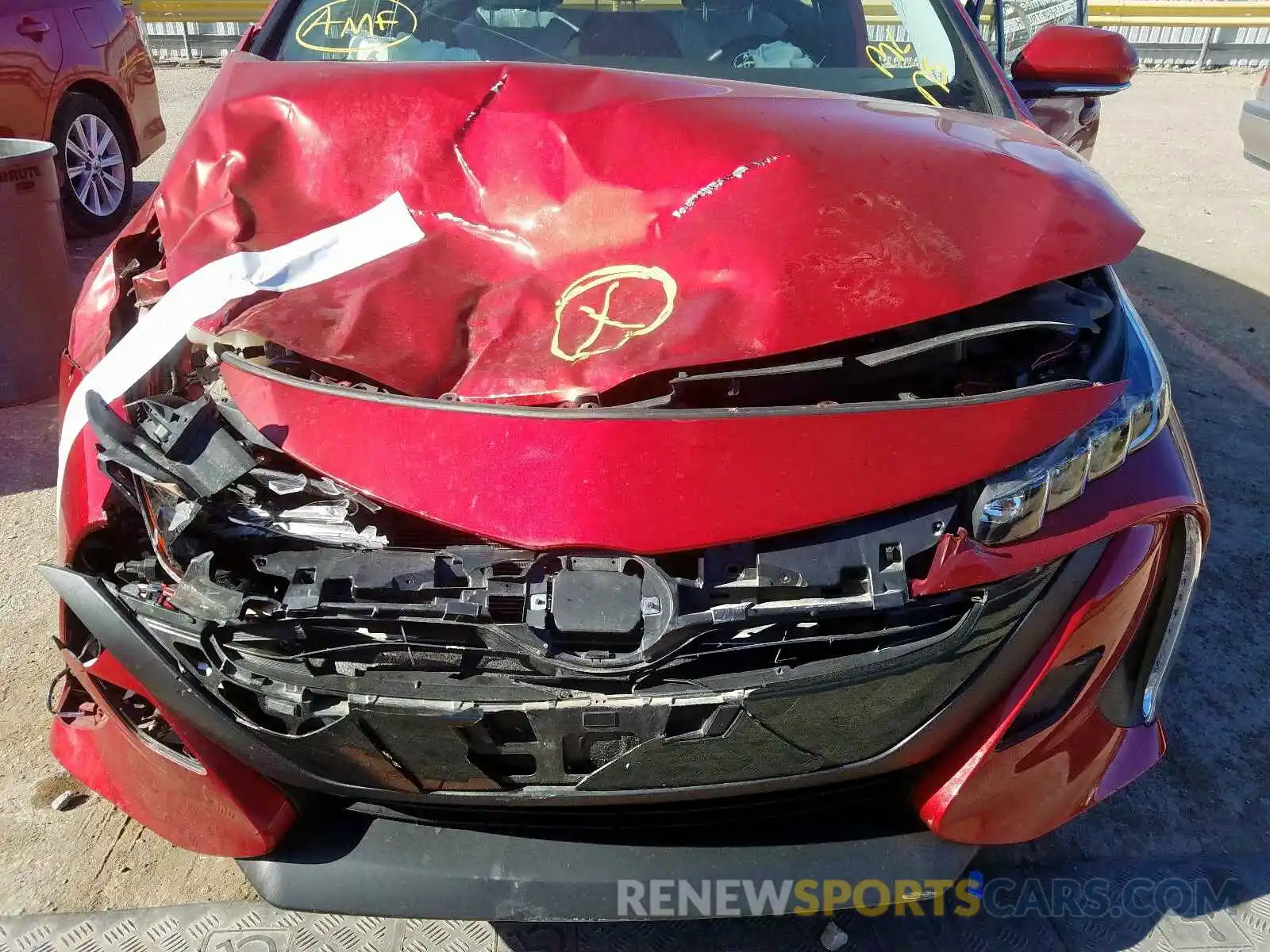 7 Photograph of a damaged car JTDKARFP6K3111037 TOYOTA PRIUS 2019