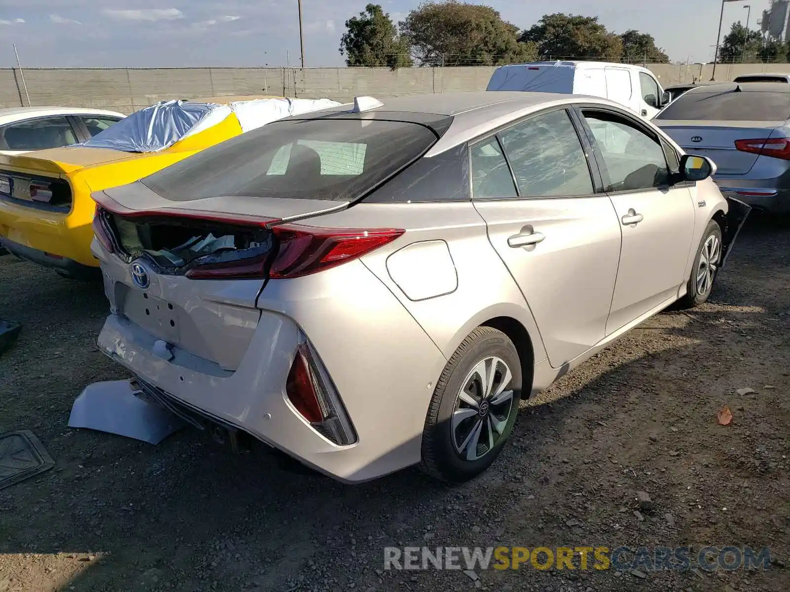 4 Photograph of a damaged car JTDKARFP6K3112852 TOYOTA PRIUS 2019