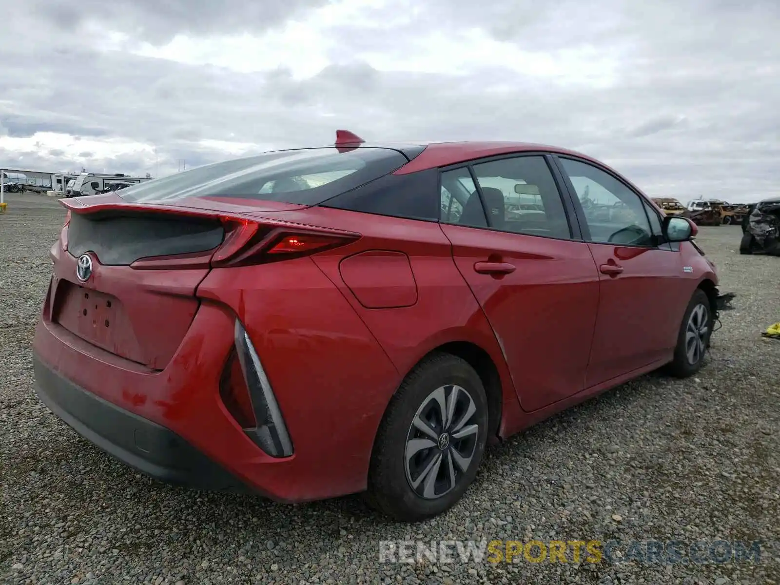 4 Photograph of a damaged car JTDKARFP6K3113256 TOYOTA PRIUS 2019