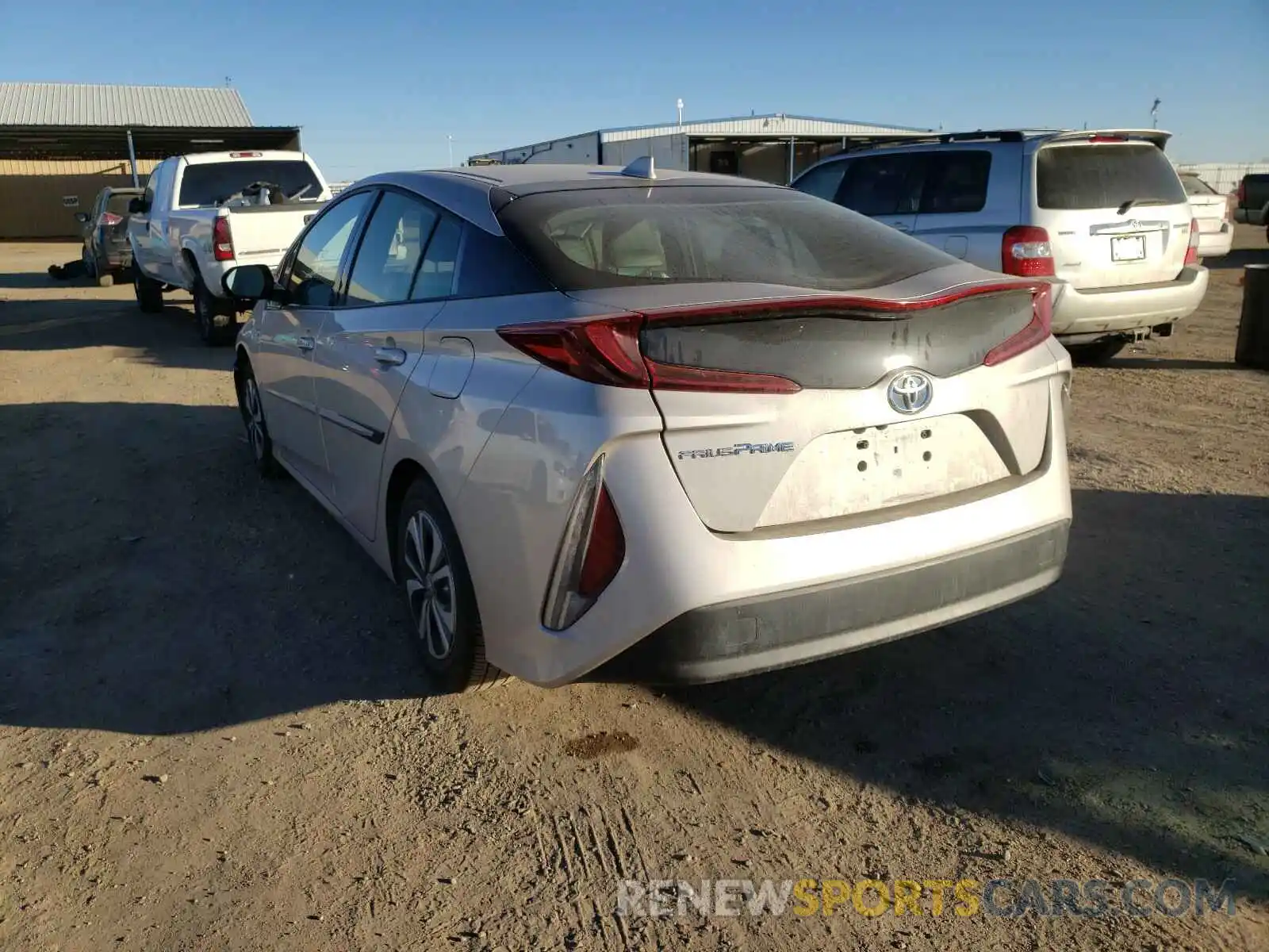 3 Photograph of a damaged car JTDKARFP7K3105392 TOYOTA PRIUS 2019