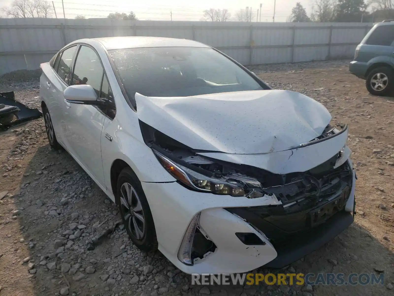 1 Photograph of a damaged car JTDKARFP7K3109748 TOYOTA PRIUS 2019