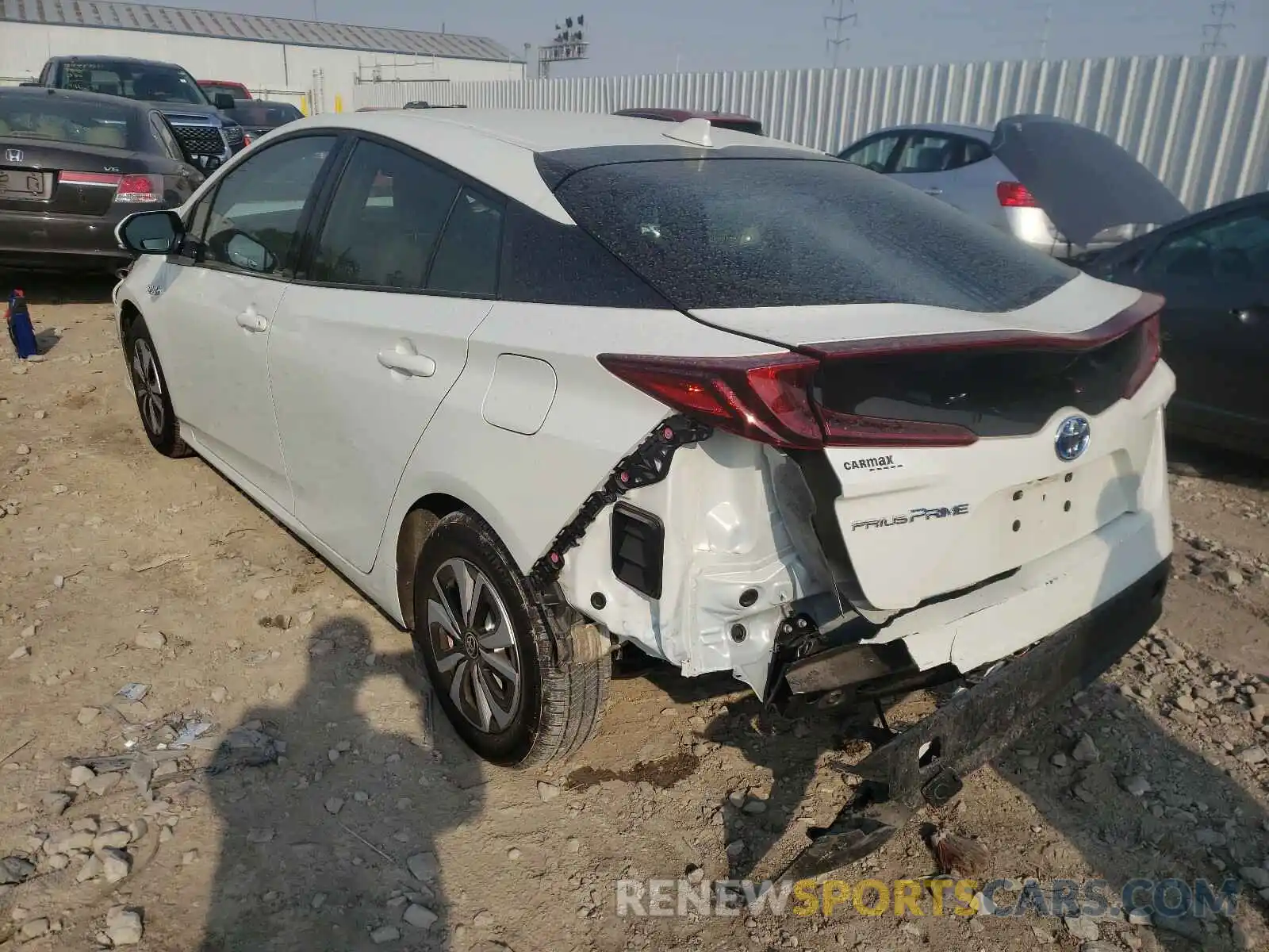 3 Photograph of a damaged car JTDKARFP7K3109748 TOYOTA PRIUS 2019