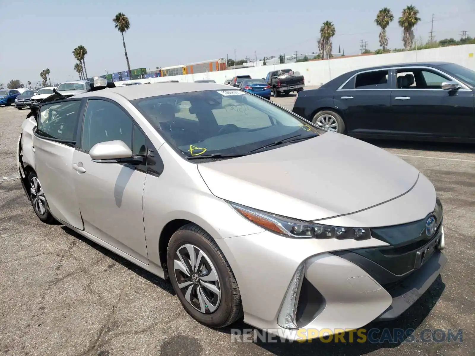 1 Photograph of a damaged car JTDKARFP7K3111127 TOYOTA PRIUS 2019