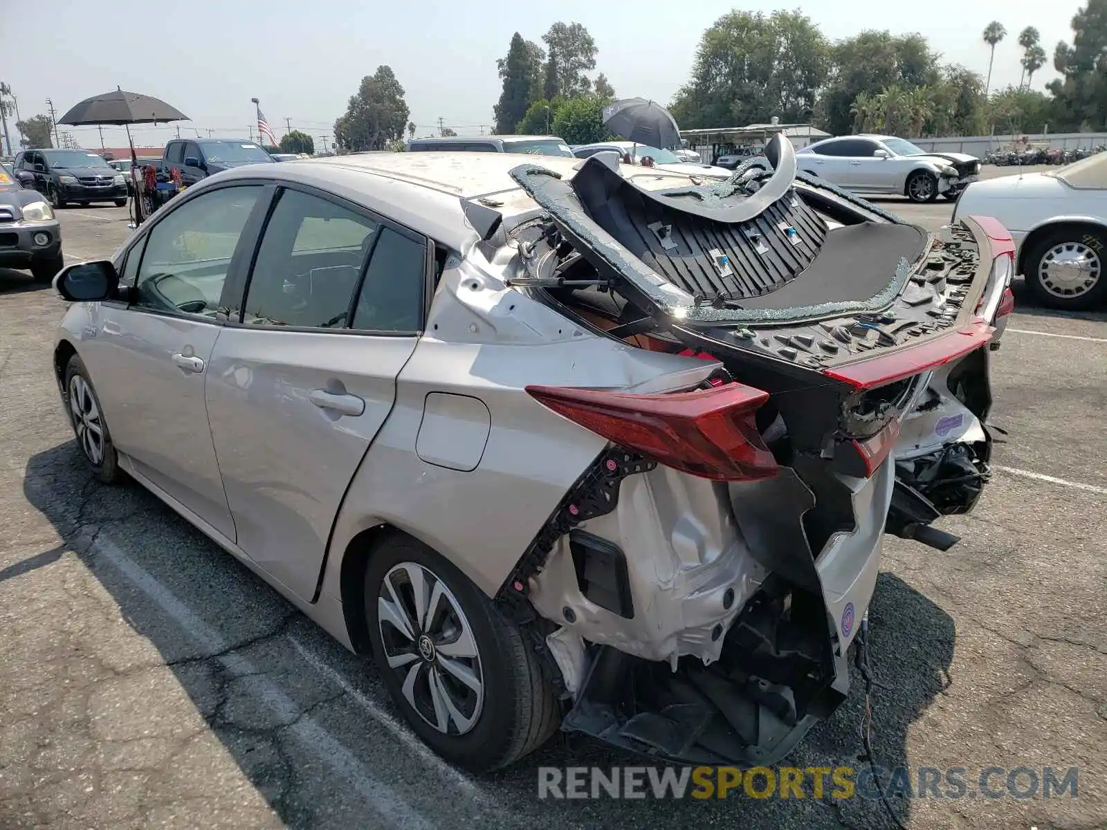 3 Photograph of a damaged car JTDKARFP7K3111127 TOYOTA PRIUS 2019