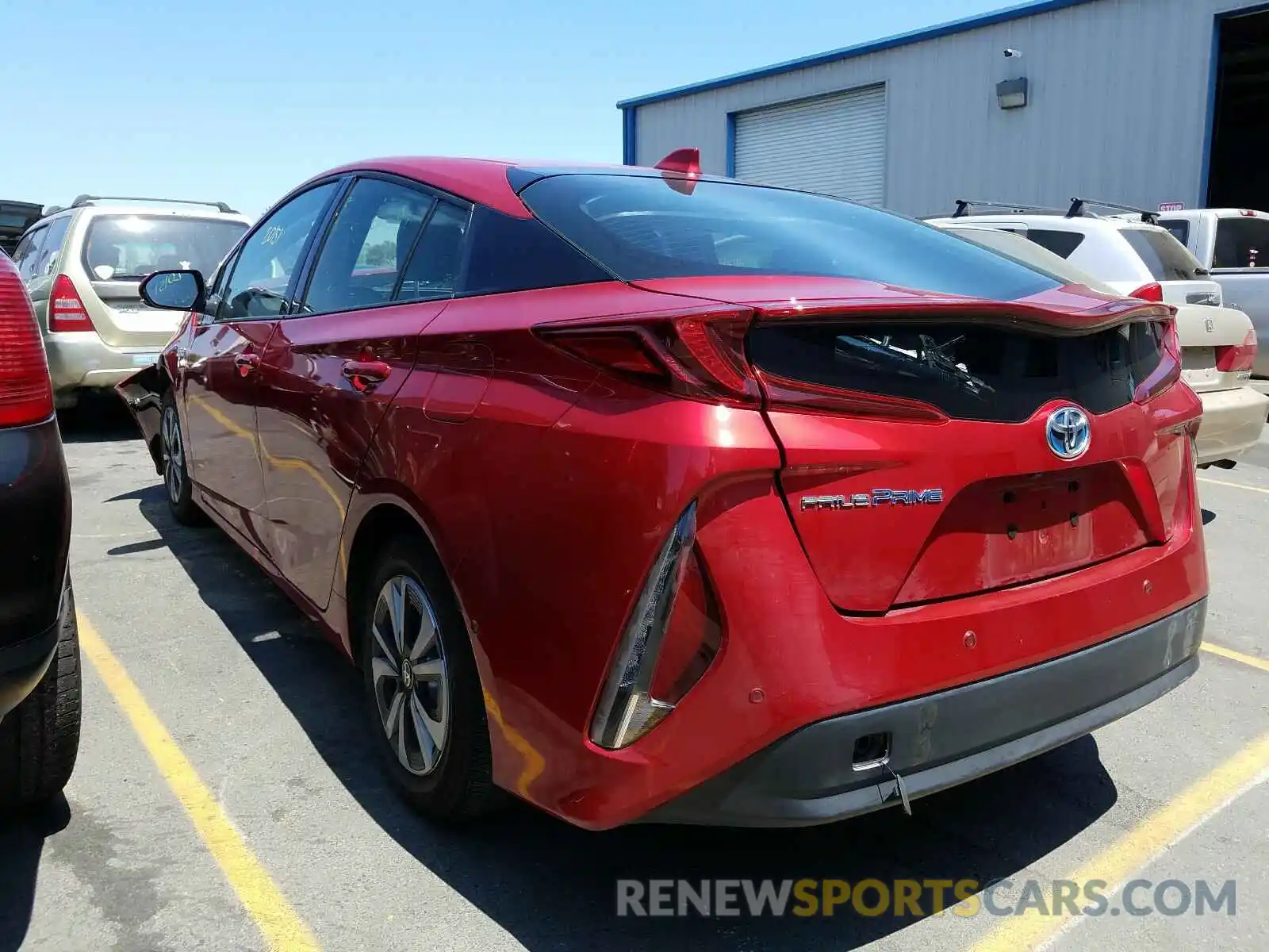 3 Photograph of a damaged car JTDKARFP7K3117171 TOYOTA PRIUS 2019