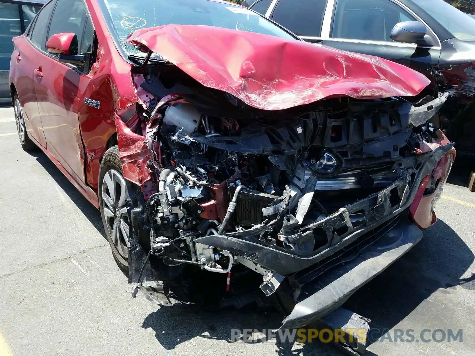 9 Photograph of a damaged car JTDKARFP7K3117171 TOYOTA PRIUS 2019