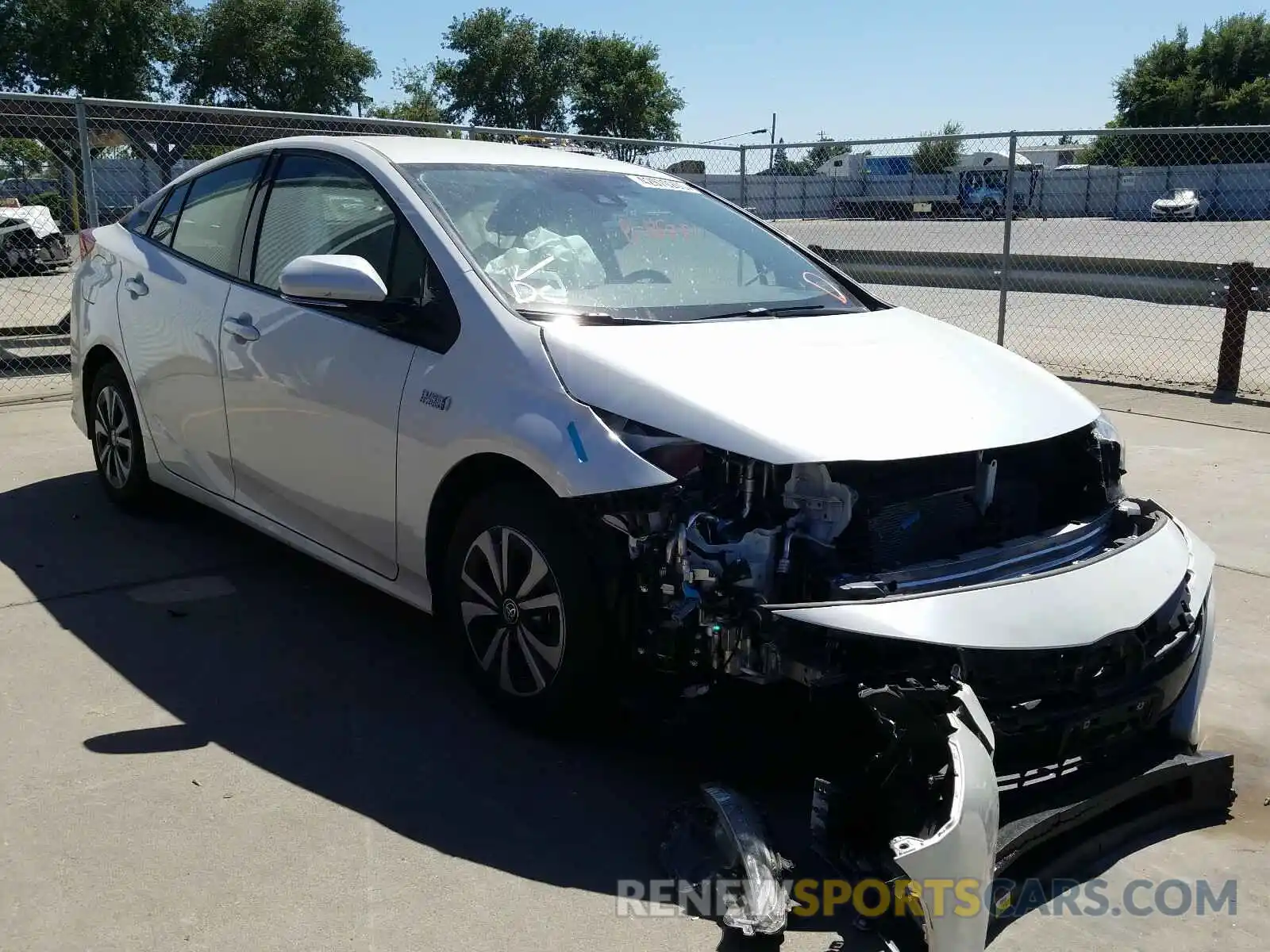 1 Photograph of a damaged car JTDKARFP7K3117915 TOYOTA PRIUS 2019