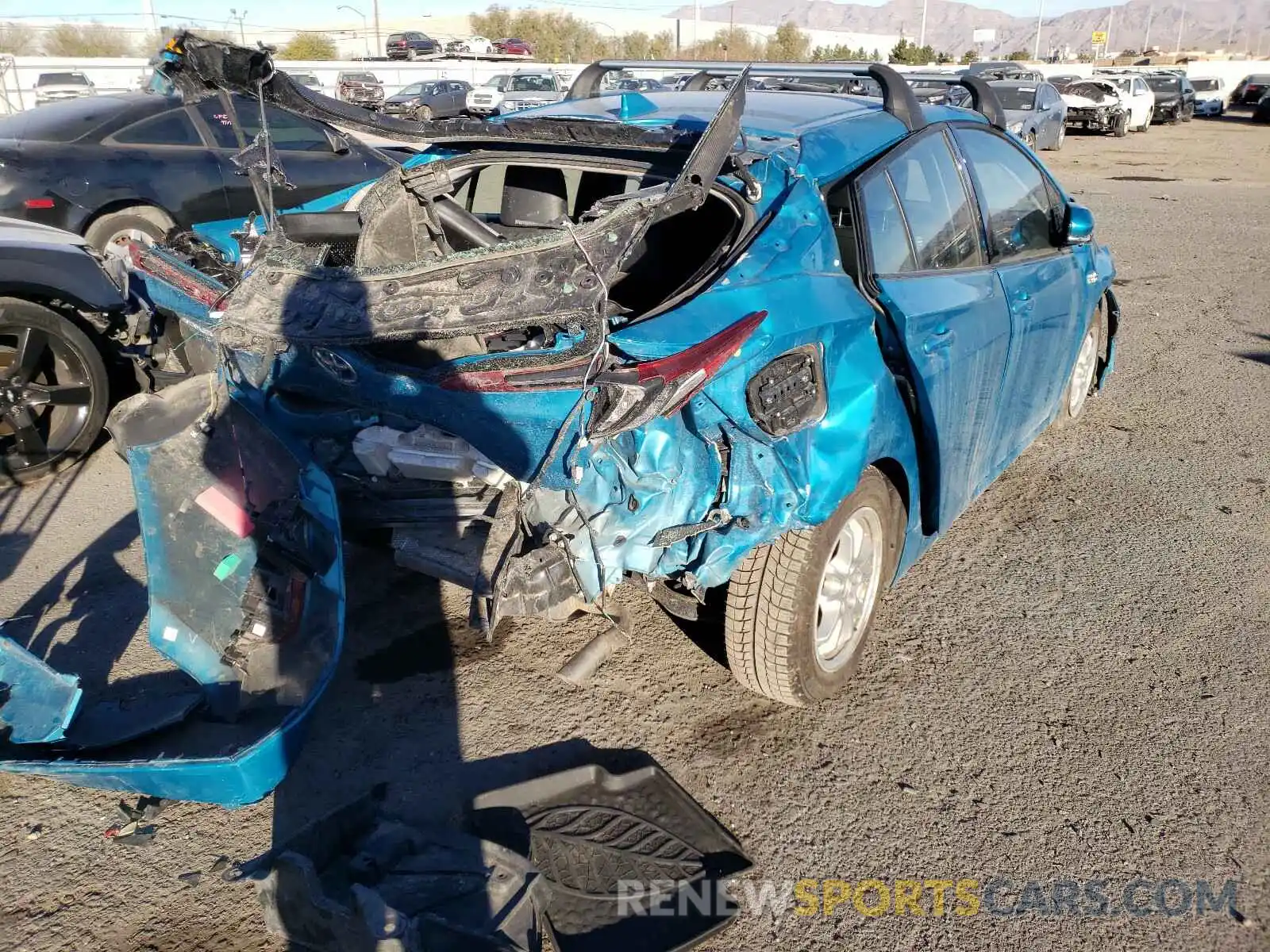 4 Photograph of a damaged car JTDKARFP8K3105109 TOYOTA PRIUS 2019